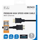 Deltaco Premium HDMI Kabel, 4K UHD, 3m, Crni | shoptok.hr