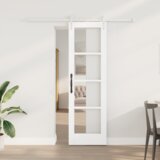  Drsna vrata Bela 61 x 198.5 cm Les in kovina, (5000122779) | Shoptok.si