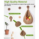 HOCOMAY 6-delni viseči jute koš za sadje | Shoptok.si
