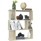 vidaXL Ormarić za knjige / pregrada boja hrasta 80x24x96 cm od iverice | shoptok.hr