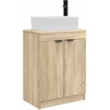  Kupaonski umivaonik s sudoperom Hrast sonoma 54 x 35 x 83 cm | shoptok.hr