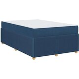  Konstrukcija postelje z vzmetnico Modra 120 x 200 cm blago, (5000123963) | Shoptok.si