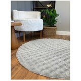 Oyo Concept Siva pralna okrogla preproga ø 120 cm Bubbly – | Shoptok.si