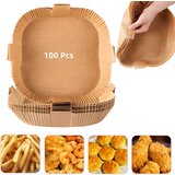 INF Papir Air Fryer za enkratno uporabo z ročajem za cvrtnike 100 kos Nature 20 cm, (21247949) Cene