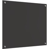  Kuhinjski zid Tamno siva 70 x 60 cm Staklo otporno na udarce | Shoptok.si