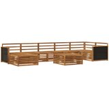  Set vanjskih sofa 8 kom. Prirodna | shoptok.hr