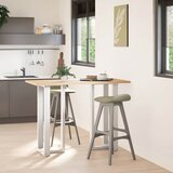  Noge za barski stol T-oblika 2 kom Bijele 40x35x(100-101) cm Čelik | shoptok.hr