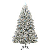 vidaXL Umjetno božićno drvce Zelena i bijela 270 cm PVC i metal | shoptok.hr