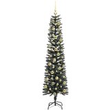 vidaXL Umestno božično drevo med 300 LED Zelena 50.5 x 50.5 x 180 cm | Shoptok.si