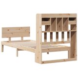  s regalom za knjige bez madraca 90x190 cm od borovine | shoptok.hr