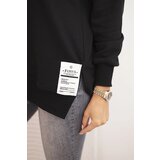 Kesi Women's oversized long-sleeve sweatshirt black | shoptok.hr