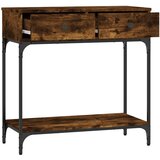  Konzolni stol boja hrasta 75 x 34,5 x 75 cm konstruirano drvo | shoptok.hr