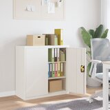 vidaXL Ormarić za spise bijeli 90 x 40 x 90 cm čelični Cijene