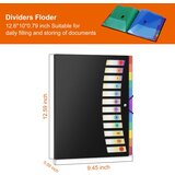 Venisymlis 24 žepov Poly Project Organizer Letter Size, Expandding Project Sorter Heavy Duty, (22060635) | Shoptok.si
