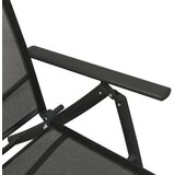  3-dijelna vrtna garnitura od tekstilena i aluminija crna | Eponuda.com