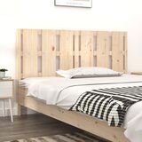 Maison Chic posteljno vzglavje - vzglavna omarica - nočna omarica 155,5x4x100 cm trdna borovina, (21705084) | Shoptok.si