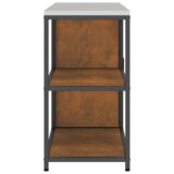 vidaXL kuhinjski set za pohranu s policom s pohranom s vratima podesiva 2 pcs rđa 150 x 50 x 92 cm | shoptok.hr