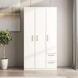 Hanah home merlin - white white wardrobe | ePonuda.com