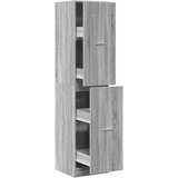 vidaXL Lekarniška omara siva sonoma 40x41x174,5 cm inženirski les | Shoptok.si