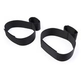 Ohmama Fetish Nylon Wrist and Thigh Restraints Black Cene