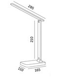 Brilagi LED RGBW prigušiva stona lampa MODO LED/7W/5V 3000/4000/6500K crna | Eponuda.com
