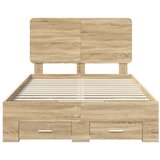  Konstrukcija postelje Sonoma hrast 120 x 200 cm Konstruiran les, (5000102127) | Shoptok.si