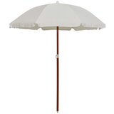 The Living Store Senčnik z jeklenim drogom 180 cm peščen - Senčnik, (21750280) | Shoptok.si