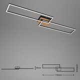 BRILO led prigušiva prislonjena plafonska svetiljka frame 2xLED/20W/230V 2700-5000 + do | Eponuda.com