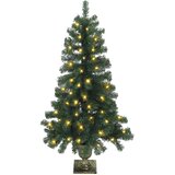  Set mini božićnih drvaca 120 cm 275 LED lampica Topla bijela | shoptok.hr