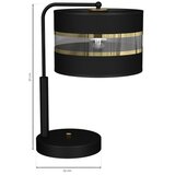  Stona lampa ULTIMO 1xE27/60W/230V crna | Eponuda.com