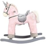 Bino Toys Roza leseni gugalni konjiček samorog 47cm | Shoptok.si