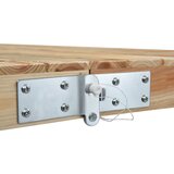 Sklopivi stol za kampiranje s 4 sjedala od čelika i aluminija | shoptok.hr