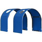  Krevet s Tunnels 4 pcs Bijela i plava Konstruirano drvo | shoptok.hr