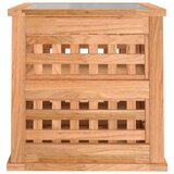  Nočna omarica 2 kosa 34x34x34 cm trdna orehovina | Shoptok.si