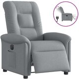 Maison Chic Električni naslanjač - Relax naslanjač svetlo sivo blago, (22061144) Cene