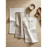 Sinsay Set kuhinjskih krpa s cvjetnim motivom, 3 kom | shoptok.hr