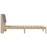  Okvir za krevet s uzglavljem Smeđa 80 x 200 cm tkanina | shoptok.hr