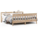 vidaXL Posteljni okvir brez vzmetnice 180x200 cm trdna borovina Cene