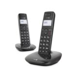 Doro fiksni telefon comfort 1010 2 black wireless, (20575992) Cene