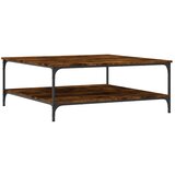 Maison Chic Klubska mizica - kavna mizica - Nizka mizica dimljeni hrast 100x100x40 cm inženirski les, (21755375) | Shoptok.si