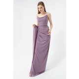 Lafaba Evening & Prom Dress - Purple - Wrapover cene