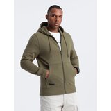 Ombre BASIC men's cotton stretch sweatshirt - olive | Eponuda.ba