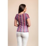 Fenzy Top S Prugastim Printom, Ljubičasti | shoptok.hr