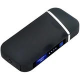 Električni upaljač s USB punjenjem LI-25731 - Crna / Mat