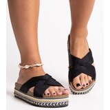 Gemre Black flip-flops with decorative sole Demet | ePonuda.com