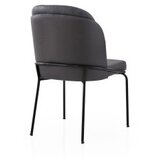 Hanah home Set trpezarijskih stolica Dore 195 V2, 2 komada, Crni Slike