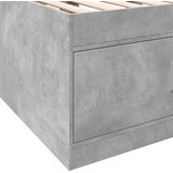  Dnevni krevet s ladicama bez madraca siva boja betona 75x190 cm | shoptok.hr
