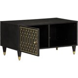 Maison Chic Klubska mizica - kavna mizica - Nizka mizica 80x50x40 cm trden mangov les, (21754366) Cene