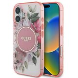 Guess IML OVITEK FLOWER & TONAL CIRCLE ZA MAGSAFE ZA IPHONE 16 PLUS ROZA, (21898762) | Shoptok.si