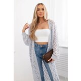 Kesi Super KID Mohair long cardigan blue cijene